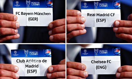 UEFA Champions League, Bayern Munich, Real MAdrid, Chelsea, Atletico Madrid